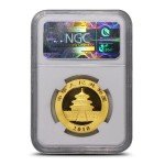1 oz Chinese Gold Panda Coin - MS70
