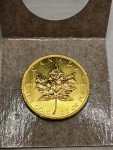 1985 $50 Gold Canadian Maple Leaf Coin 1 oz
