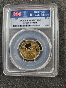 2005 British Britannia 1/4 Oz Gold Coin