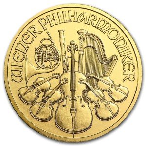 Austrian Philharmonic 1/4 oz Gold Coin
