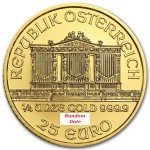 Austrian Philharmonic 1/4 oz Gold Coin