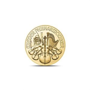 2021 Austrian Gold Philharmonic 1/25 oz Coin