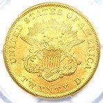 1854 Liberty Gold Double Eagle $20 Coin