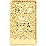 1 Gram British Gold Britannia Coin Bar