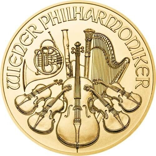 Austrian Gold Philharmonic 1/25 oz Coin