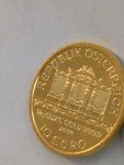2008 10 Euro Austrian Gold Philharmonic Coin 1/10 oz