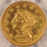 1885 $2.50 Liberty Gold Quarter-Eagle Coin