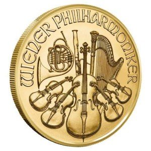 2024 Austrian Philharmonic 1/25 oz Gold Coin