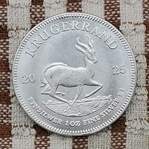 2025 South Africa 1 oz Silver Krugerrand Coin