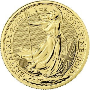 2022 1 oz British Gold Britannia Coin