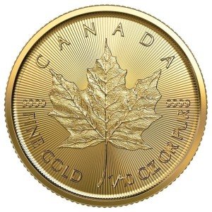 1/10 oz Canadian Gold Maple Leaf Coin