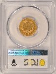 1862 $3 Indian Princess Gold Coin AU53