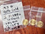 90% Gold Helvetia Switzerland 20 Francs Coins (2)