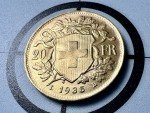 90% Gold Helvetia Switzerland 20 Francs Coins (2)