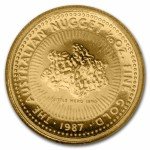1987 Australia 1/10 oz Gold Kangaroo Coin