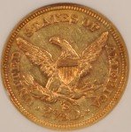 1863-S $2.50 Liberty Gold Quarter Eagle Coin