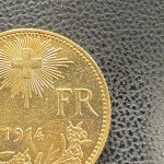 1914 Swiss Confederation Helvetia 10 Francs Gold Coin