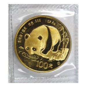 1987 100 Yuan Gold Chinese Panda Coin 1 oz