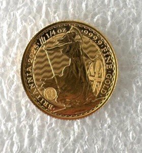 2025 King Charles Gold Britannia 1/4 oz Coin