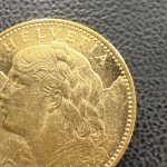 1913 Switzerland Confederation Helvetia 10 Franc Gold Coin