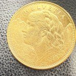 1913 Switzerland Confederation Helvetia 10 Franc Gold Coin