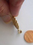 Chinese Panda Bear Gold Coin Pendant with Chain