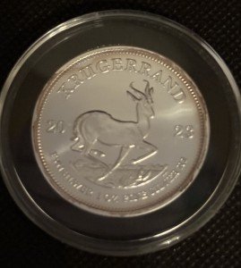 South African Mint 1oz Silver Krugerrand Coins