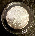 South African Mint 1oz Silver Krugerrand Coins