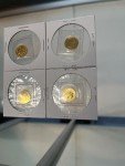 Canadian Gold Maple Leaf Coins Set - 4 Pieces