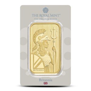 100 Gram British Gold Britannia Bar