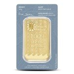 100 Gram British Gold Britannia Bar