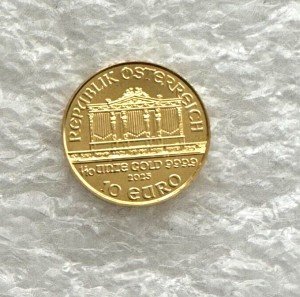 2025 Austrian Philharmonic 1/10 oz Gold Coin