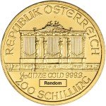 Austria 1/10 oz Gold Philharmonic Coin