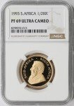 1993 South Africa 1/2 Krugerrand Gold Coin