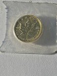 2014 Canadian Gold Maple Leaf 1/20 oz Coin