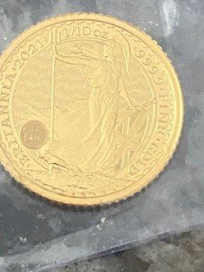 2021 1/10 oz British Gold Britannia Coin