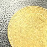 1915 B Swiss 10 Franc Helvetia Gold Coin