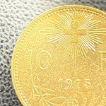 1915 B Swiss 10 Franc Helvetia Gold Coin