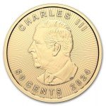 5-Pack 2024 1g Gold Maple Leaf Coins