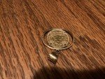 1935 Swiss 20 Franc Helvetia Gold Coin Pendant