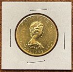 1980 1 oz Royal Canadian Maple Leaf Gold Coin