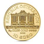 2025 Austrian Philharmonic 1/10 oz Gold Coin
