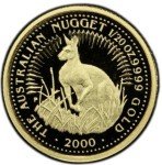 2000 $5 Australia Gold Proof Kangaroo Coin