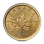 2025 1/10 oz Canadian Maple Leaf Gold Coin
