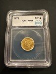 1879 Liberty Head $2.5 Gold Coin