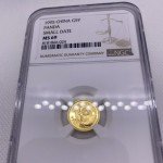 1995 Small Date Gold Chinese Panda Coin MS69