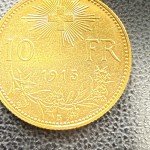1915 Switzerland Helvetia 10 Francs Gold Coin