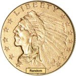 US Gold Indian Head Quarter Eagle Coin