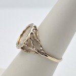 10K Yellow Gold Chinese Panda Coin Ring Size 6.5