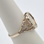 10K Yellow Gold Chinese Panda Coin Ring Size 6.5